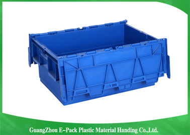 Hộp lưu trữ bằng nhựa lớn màu xanh Stardard, Tiết kiệm không gian Lưu trữ thùng nhựa
