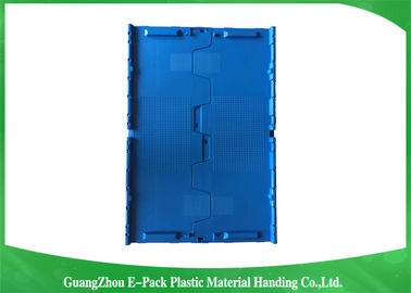 Hộp lưu trữ bằng nhựa lớn màu xanh Stardard, Tiết kiệm không gian Lưu trữ thùng nhựa