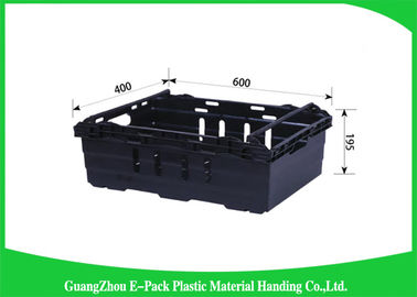 Hộp lưu trữ xếp chồng có thể tái sử dụng, thùng nhựa nhỏ gia dụng cho hậu cần