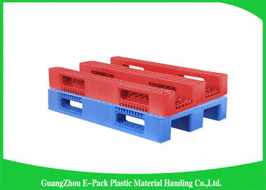 Hai mặt Pallet nhựa xếp chồng 4 chiều, Pallet nhựa trượt 1200 X 1000mm