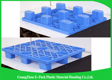 1200 * 1000mm Xuất khẩu Màu xanh lam Pallet nhựa có thể lồng vào nhau kinh tế dễ dàng xếp chồng Tuổi thọ dài