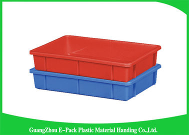 Khay lưu trữ bằng nhựa lớn trong công nghiệp Kích thước tiêu chuẩn Cửa hàng tiện lợi Có thể xếp chồng lên nhau Tái chế