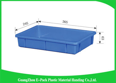 Khay lưu trữ bằng nhựa lớn trong công nghiệp Kích thước tiêu chuẩn Cửa hàng tiện lợi Có thể xếp chồng lên nhau Tái chế