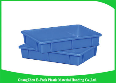 Khay lưu trữ bằng nhựa lớn trong công nghiệp Kích thước tiêu chuẩn Cửa hàng tiện lợi Có thể xếp chồng lên nhau Tái chế