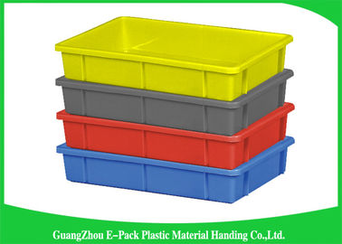 Khay lưu trữ bằng nhựa lớn trong công nghiệp Kích thước tiêu chuẩn Cửa hàng tiện lợi Có thể xếp chồng lên nhau Tái chế