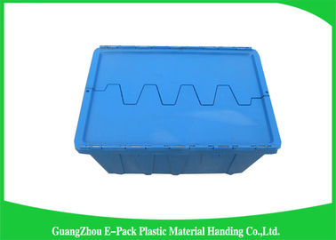 Hộp lưu trữ bằng nhựa PP mới 45L có nắp đậy, Thùng chứa bằng nhựa trọng lượng nhẹ