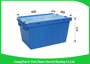Hộp chứa có nắp đậy bằng nhựa Euro lưu trữ có thể cho thuê Di chuyển để vận chuyển và hậu cần