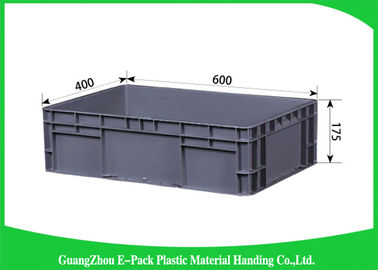Kích thước tiêu chuẩn Hộp chứa xếp chồng Euro Dễ dàng xếp chồng lên nhau 600 * 400 * 175mm 32,9L