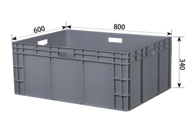 Nhà kho tiêu chuẩn Euro Stack Container Di chuyển Lưu trữ Màu xám Trọng lượng nhẹ