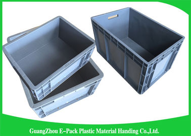 Nhà kho tiêu chuẩn Euro Stack Container Di chuyển Lưu trữ Màu xám Trọng lượng nhẹ