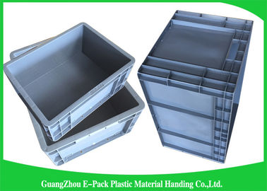 Nhà kho tiêu chuẩn Euro Stack Container Di chuyển Lưu trữ Màu xám Trọng lượng nhẹ