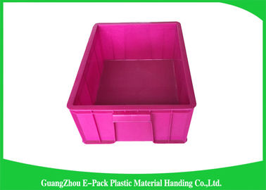 Thùng nhựa xếp chồng màu xanh lam Cửa hàng tiện lợi, Hộp nhựa xếp chồng kích thước tiêu chuẩn