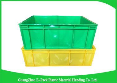 Thùng nhựa có thể xếp chồng lên nhau bền bỉ Tiết kiệm không gian, Hộp lưu trữ màu đen có thể tái sử dụng