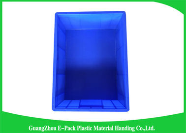 Công suất lớn Thùng chứa bằng nhựa có thể xếp chồng lên nhau Vận chuyển Vòng quay Lưu trữ Không trượt