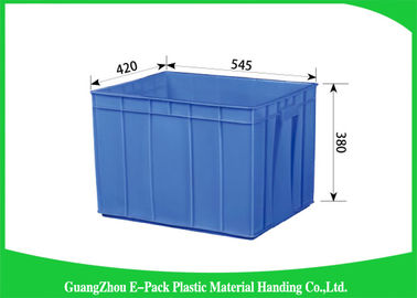 Khay lưu trữ bằng nhựa gấp hình chữ nhật Tuổi thọ dài 545 * 420 * 380mm