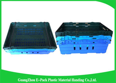Lưới vận chuyển Thùng nhựa thực phẩm màu xanh lá cây Bảo quản thuốc có thể tái chế