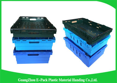 Lưới vận chuyển Thùng nhựa thực phẩm màu xanh lá cây Bảo quản thuốc có thể tái chế