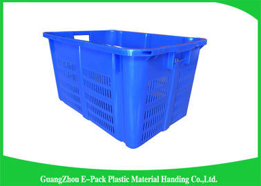 Sức khỏe Thùng nhựa thực phẩm bằng nhựa màu xanh có sức chứa lớn Dễ dàng xếp chồng lên nhau Tuổi thọ lâu dài