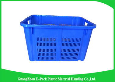 Sức khỏe Thùng nhựa thực phẩm bằng nhựa màu xanh có sức chứa lớn Dễ dàng xếp chồng lên nhau Tuổi thọ lâu dài