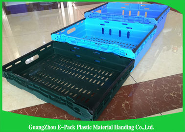 Thùng lưu trữ bằng nhựa xếp chồng lên nhau được tùy chỉnh, thùng nhựa có thể gập lại có nắp