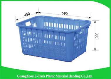 Sức khỏe Thùng nhựa thực phẩm bằng nhựa màu xanh có sức chứa lớn Dễ dàng xếp chồng lên nhau Tuổi thọ lâu dài