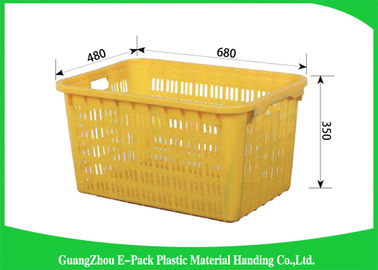 Kích thước tiêu chuẩn nhà kho Thùng thực phẩm bằng nhựa cho siêu thị Lưu trữ ánh sáng