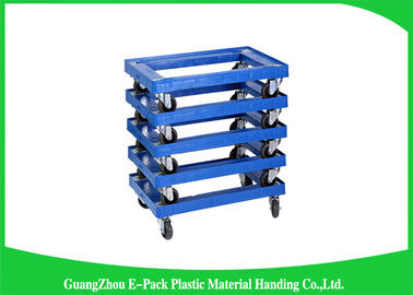 4 bánh xe hạng nặng: Nhựa di chuyển Dolly Công suất lớn Tuổi thọ dài 612 * 412 * 145mm