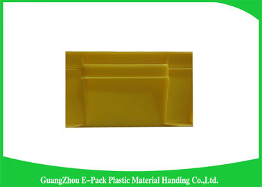 Hộp lưu trữ bằng nhựa có thể xếp chồng lên nhau trong nông nghiệp, Hộp xếp chồng bền bỉ theo tiêu chuẩn Euro 610 * 420 * 150mm