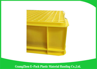 Cửa hàng tiện lợi Hộp đựng xếp chồng Euro Trọng lượng nhẹ Hậu cần không trơn trượt