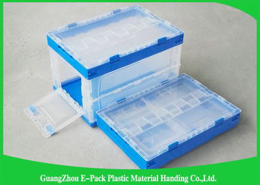 Hộp đựng bằng nhựa có thể thu gọn trong gia đình Dễ dàng xếp chồng lên nhau Bảo vệ môi trườngv