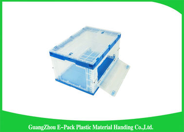 Hộp đựng bằng nhựa có thể gập lại có thể xếp chồng lên nhau Thuận tiện vận chuyển 600 * 400 * 88mm
