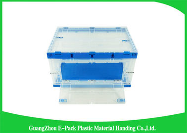 Hộp đựng bằng nhựa có thể gập lại có thể xếp chồng lên nhau Thuận tiện vận chuyển 600 * 400 * 88mm