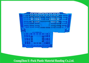 Nắp gắn liền Thùng nhựa gấp Thùng chở hàng dung tích lớn Di chuyển thân thiện với môi trường
