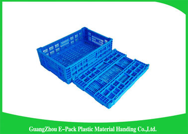 Nông nghiệp Gấp Thùng nhựa Lưu trữ Trái cây 60L PP 30kg Thân thiện với môi trường