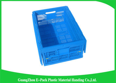 Nắp gắn liền Thùng nhựa gấp Thùng chở hàng dung tích lớn Di chuyển thân thiện với môi trường