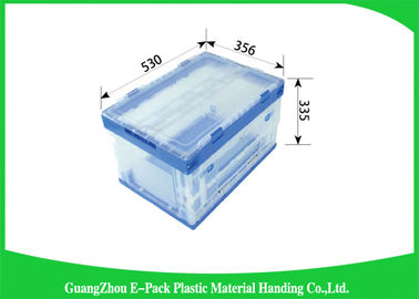 Hộp nhựa có thể gập lại tùy chỉnh được dự trữ để lưu trữ rau và trái cây
