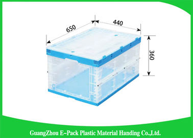 Hộp lưu trữ bằng nhựa có thể gập lại bằng PP nguyên sinh có nắp, Hộp đựng bằng nhựa có thể gập lại không thấm nước