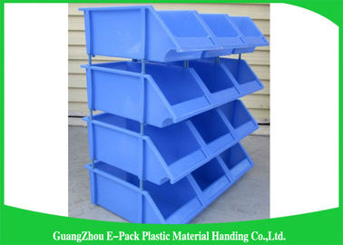Hộp lưu trữ nhựa công nghiệp, Thùng lưu trữ thương mại tái chế có thể xếp chồng lên nhau