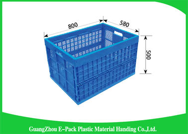 Hộp lưu trữ bằng nhựa PP đen nguyên sinh, Hộp nhựa có thể gập lại có thể tái chế
