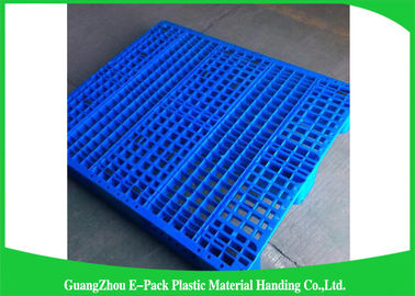Pallet nhựa đơn mặt Euro HDPE nguyên sinh thông gió cho nhà kho
