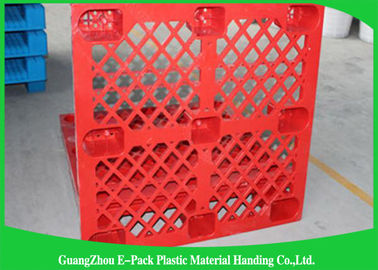 Pallet nhựa đen có thể xếp chồng lên nhau, Pallet nhựa nhẹ 100% vật liệu tái chế