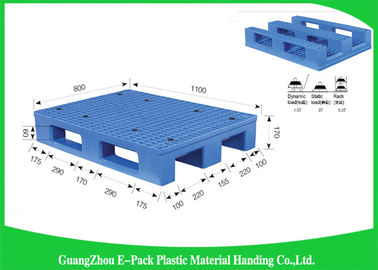 Pallet nhựa hạng nặng bền bỉ Vận chuyển Di chuyển Chống trượt với các ống thép bên trong