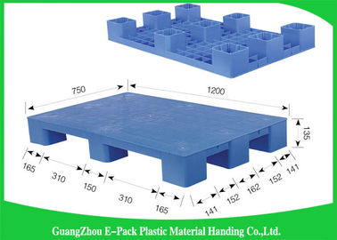 LightWeight Pallet nhựa có thể lồng vào nhau một mặt Nine Feet Vật liệu tái chế 100%