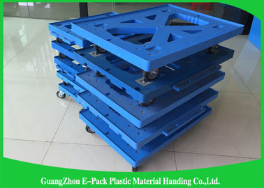 Hậu cần Nhựa xếp chồng lên nhau Di chuyển Dolly Vận chuyển tiện lợi Tuổi thọ dài