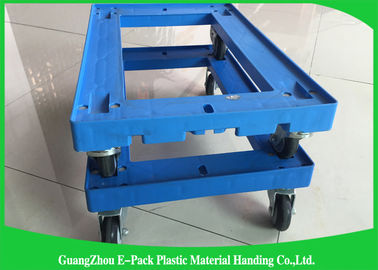 Thân thiện với môi trường Tic Di chuyển Dolly Khung nhựa 4 bánh xe cho nền tảng công nghiệp