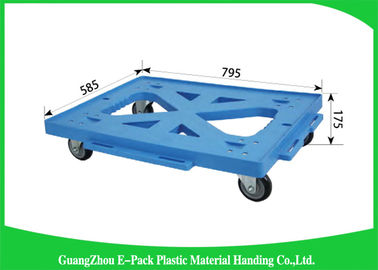 Hậu cần Nhựa xếp chồng lên nhau Di chuyển Dolly Vận chuyển tiện lợi Tuổi thọ dài