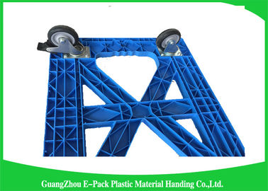 Thùng nhựa có thể xếp chồng lên nhau Di chuyển nền tảng Dolly Vận chuyển Tuổi thọ dài