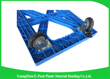 Thùng nhựa có thể xếp chồng lên nhau Di chuyển nền tảng Dolly Vận chuyển Tuổi thọ dài