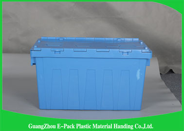 Hộp đựng có nắp gắn bằng nhựa tiêu chuẩn có thể gập lại Phân phối lớn cho ngành công nghiệp