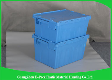 Hộp đựng có nắp gắn bằng nhựa tiêu chuẩn có thể gập lại Phân phối lớn cho ngành công nghiệp